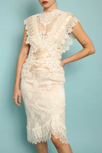 80s Lorrie Kabala Edwardian Dress