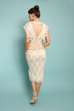 80s Lorrie Kabala Edwardian Dress