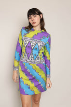 70s Psychedelic Signed Dress