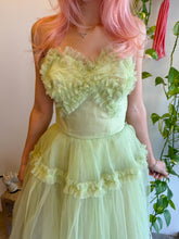 50s Emma Domb Mint Green Party Dress