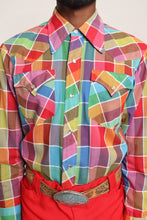 80s H Bar C Rainbow Shirt