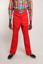 70s Red Western Pants