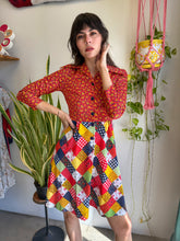 70s Mod Patchwork Dress
