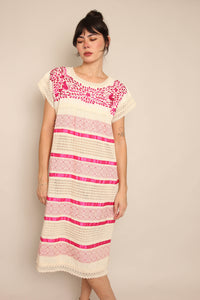 80s Lace Oaxacan Dress