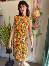 50s Autumn Floral Dress