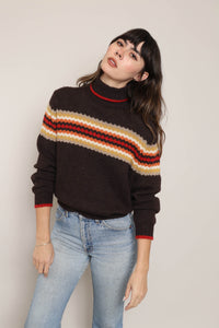 80s Cashmere Turtleneck Sweater