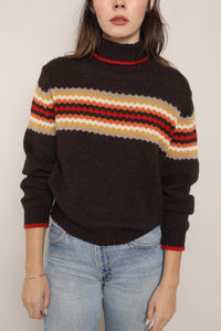 80s Cashmere Turtleneck Sweater