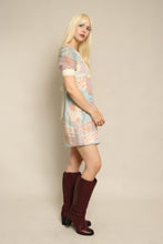 70s Whimsy Puff Sleeve Babydoll Mini Dress