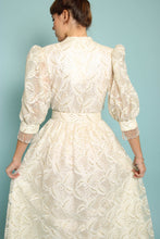 90s Western Lace Dress With Belt