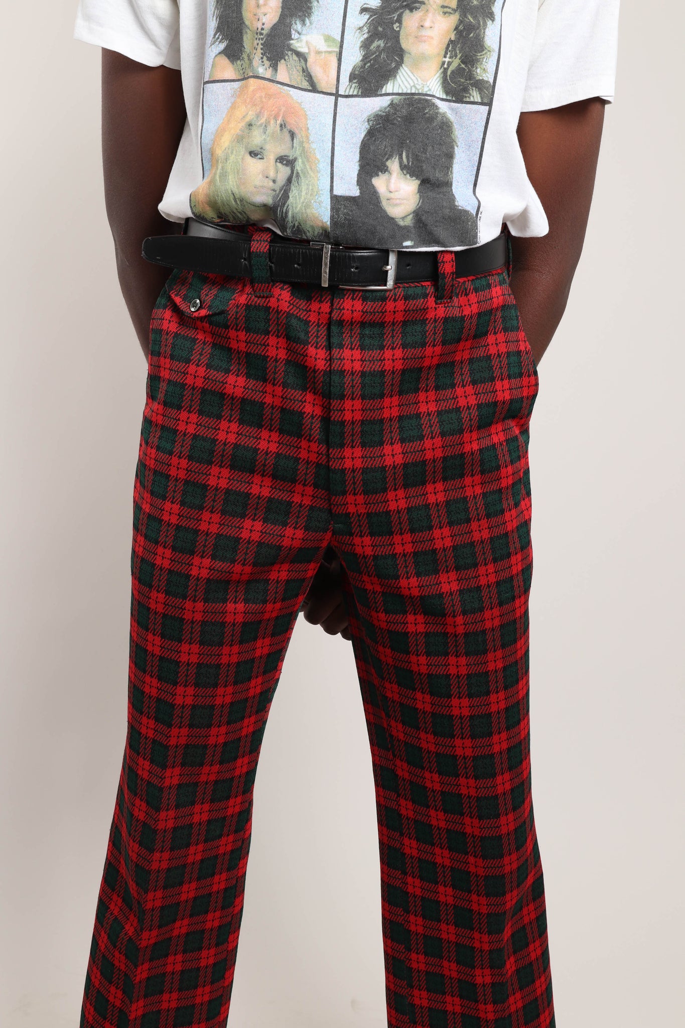 Pleasures Now Pants Mens XL Red Plaid Checkered Pockets Streetwear Punk  Goth | eBay