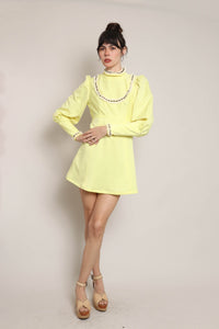 70s Victorian Mini Dress