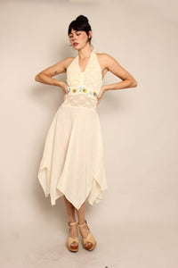 90s Sunflower Gauze Dress