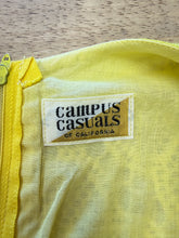 60s Yellow Lace Dress