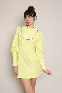 70s Victorian Mini Dress