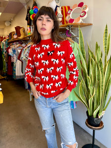 80s Black Cow Sweatshirt