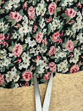 90s Sheer Floral Chiffon Dress