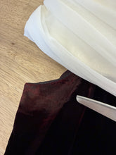 90s Velvet Party Dress With Sash