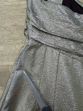 80s Metallic Gold Bombshell Dress