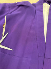 50s Purple Rayon Kimono
