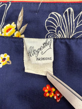 80s Cotton Floral Sun Dress