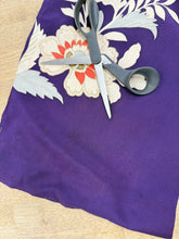 50s Purple Rayon Kimono