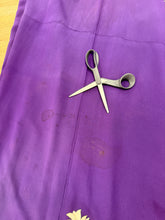 50s Purple Rayon Kimono