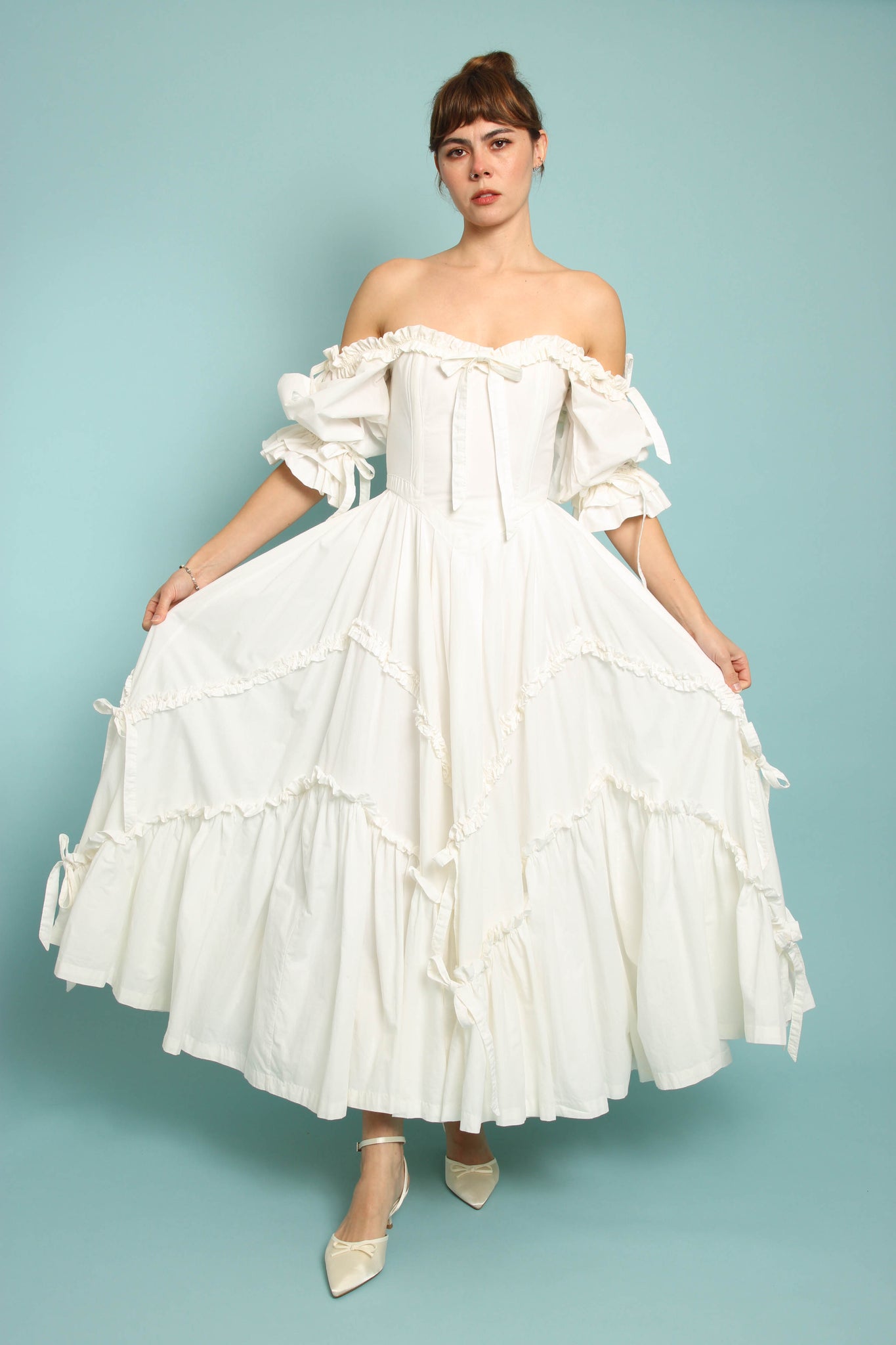 80s Laura Ashley Bo Peep Wedding Dress Set – Luxie Vintage 80s Laura Ashley Bo Peep Wedding Dress Set – Luxie Vintage