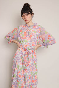 60s Mod Floral House Dress