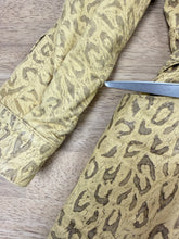 80s Leopard Leather Dress