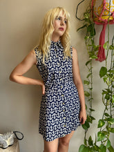 70s Anchor Print Mini Dress