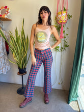 70s Plaid Bell Bottoms