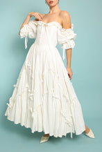80s Laura Ashley Bo Peep Wedding Dress Set