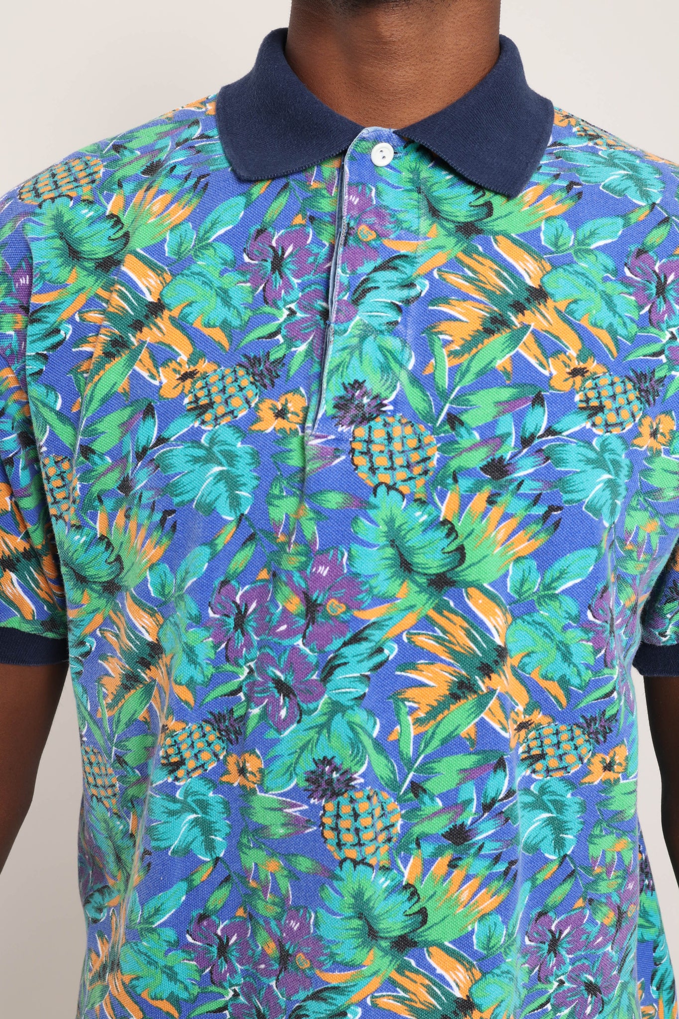 90s Pineapple Polo Shirt – Luxie Vintage
