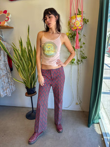 70s Chevron Striped Pants