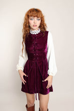 70s Velvet Peasant Dress