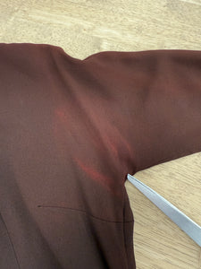 40s Asymmetric Velvet Dress