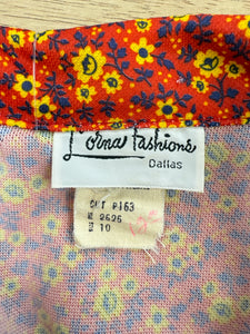 70s Mod Patchwork Dress