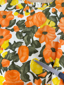 50s Autumn Floral Dress