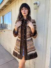 70s Chenille Tapestry Coat