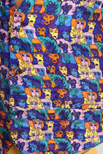 80s Psychedelic Faces Vest