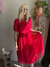 80s Chiffon Party Dress