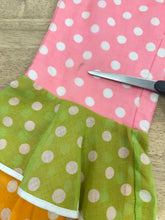 70s Colorful Tiered Bell Bottoms