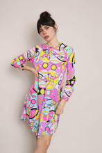 60s Psychedelic Print Dress