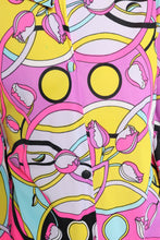 60s Psychedelic Print Dress