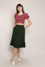 80s Green Lanz Skirt