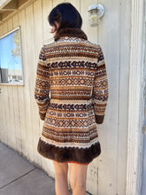 70s Chenille Tapestry Coat