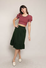 80s Green Lanz Skirt