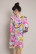 60s Psychedelic Print Dress