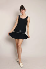 60s Drop Waist Mini Dress