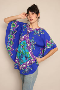 70s Psychedelic Caftan Tunic